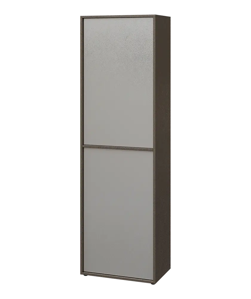 ERE V640 L kancelářská skříň, 1-dveřová, 2000x600x400, levá, metalická